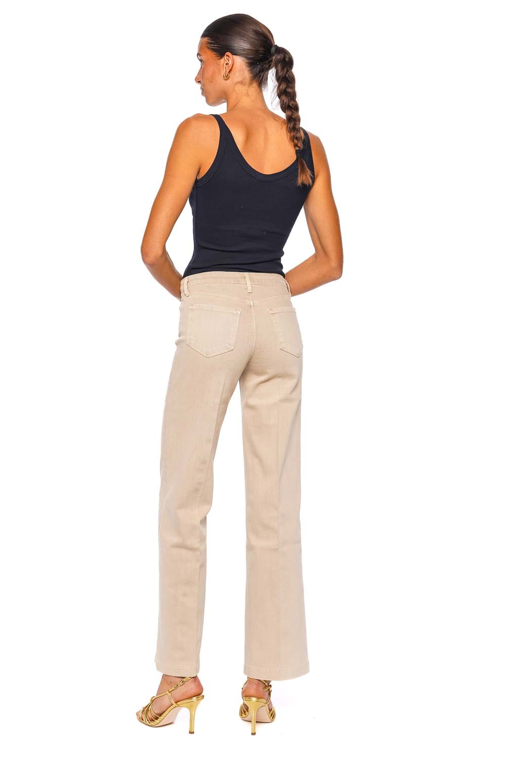 L'AGENCE Scottie Biscuit High Rise Wide Leg Jean