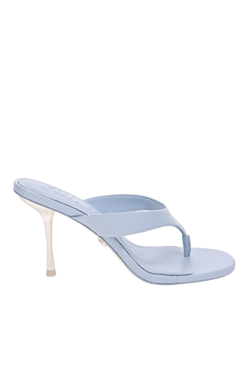 Cult Gaia Stella Coastal Blue Thong Mule High Heel Sandals