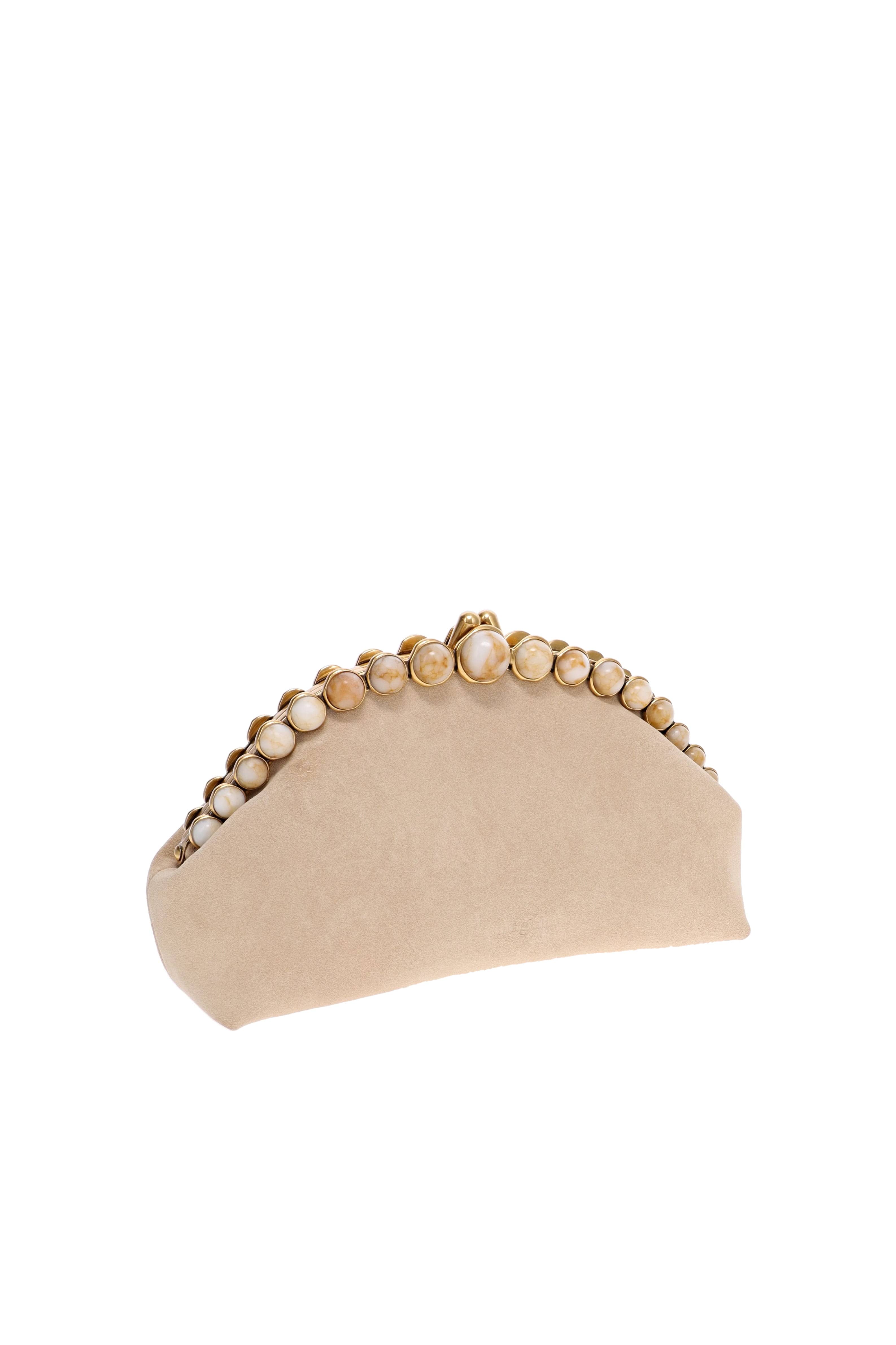 Cult Gaia UNA Sand Embellished Clutch