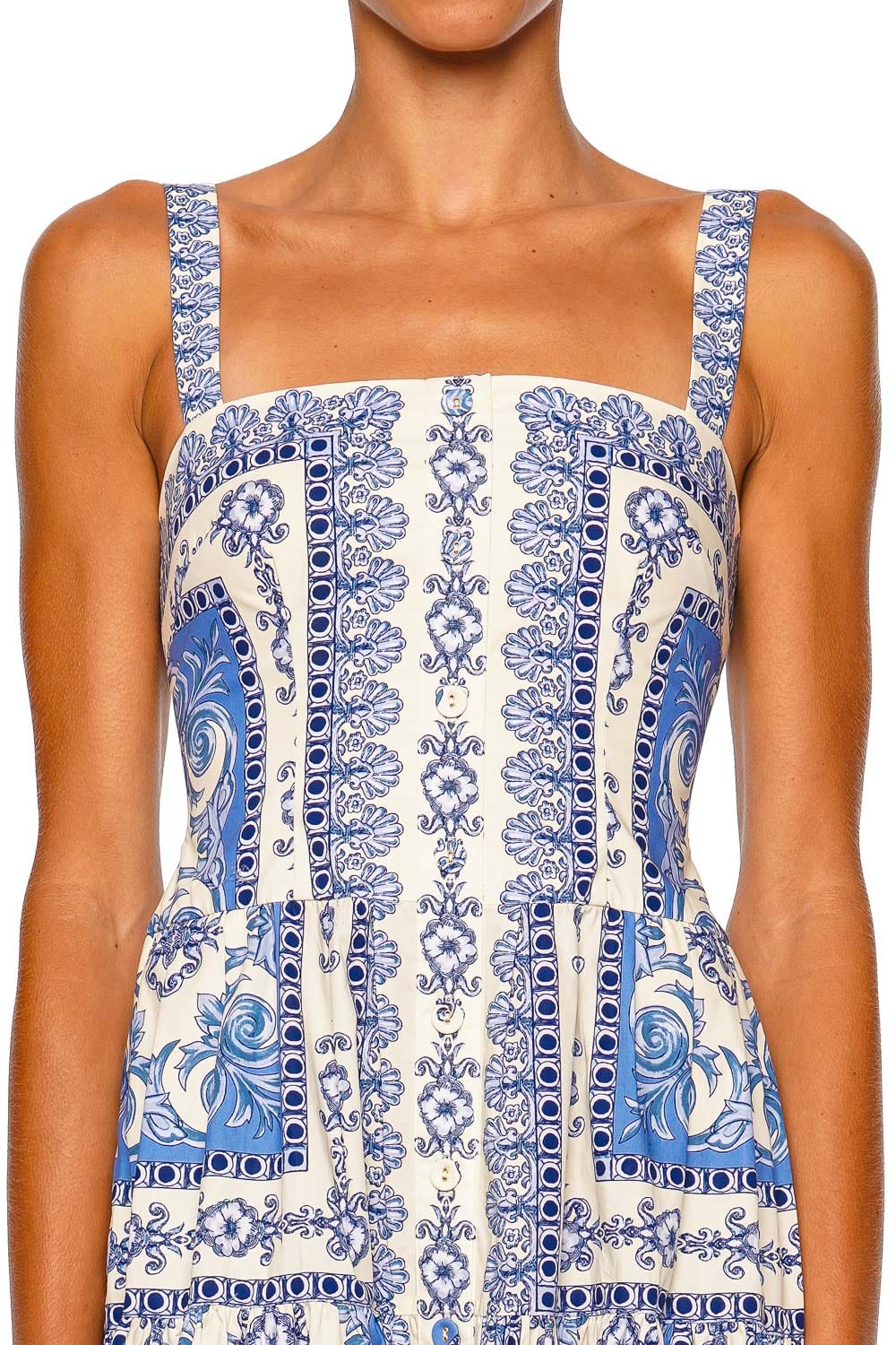 Cara Cara Margarita Sky Strappy Midi Dress