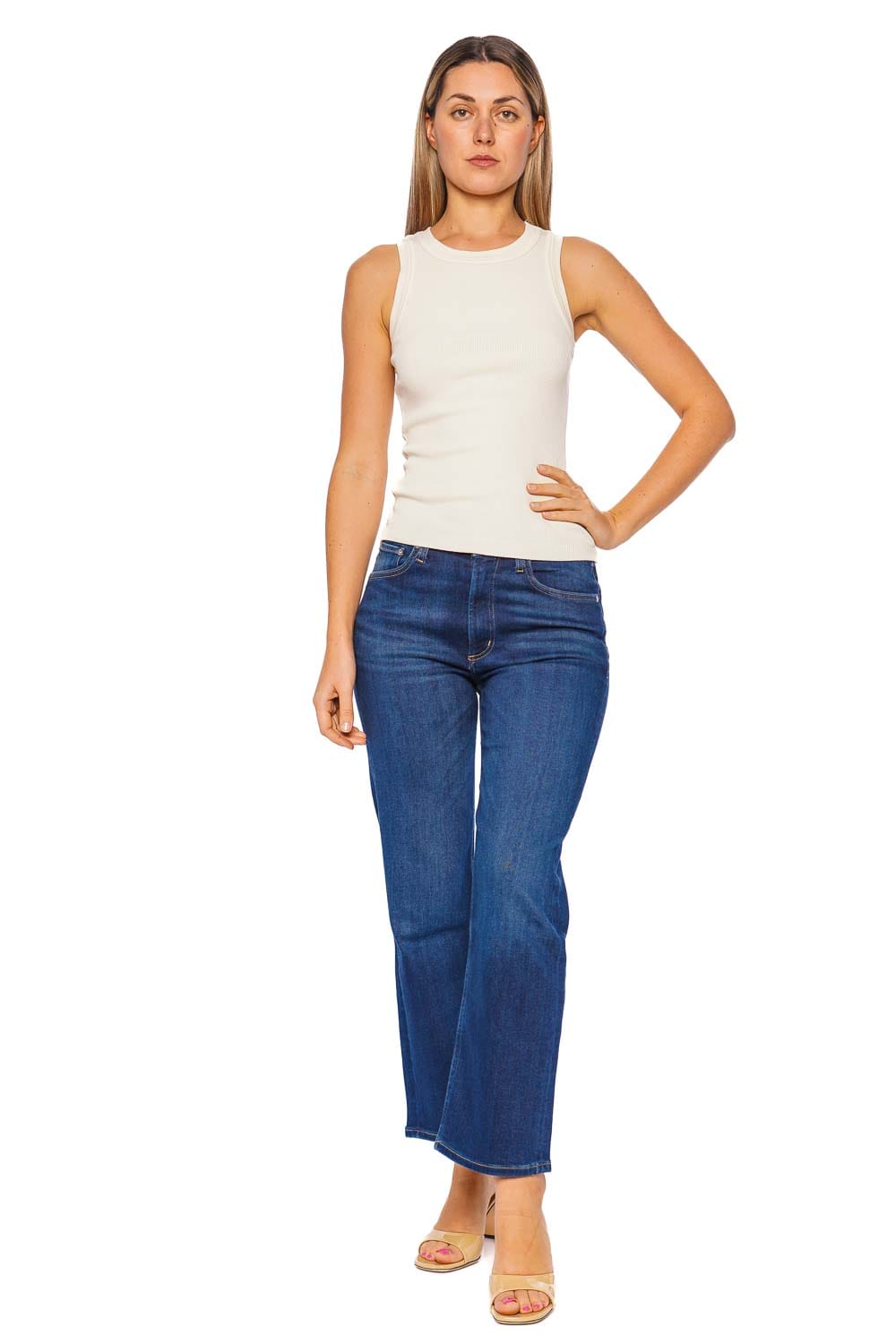 Citizens of Humanity Dune Isabel Ribbed Tank Top Sleeveless