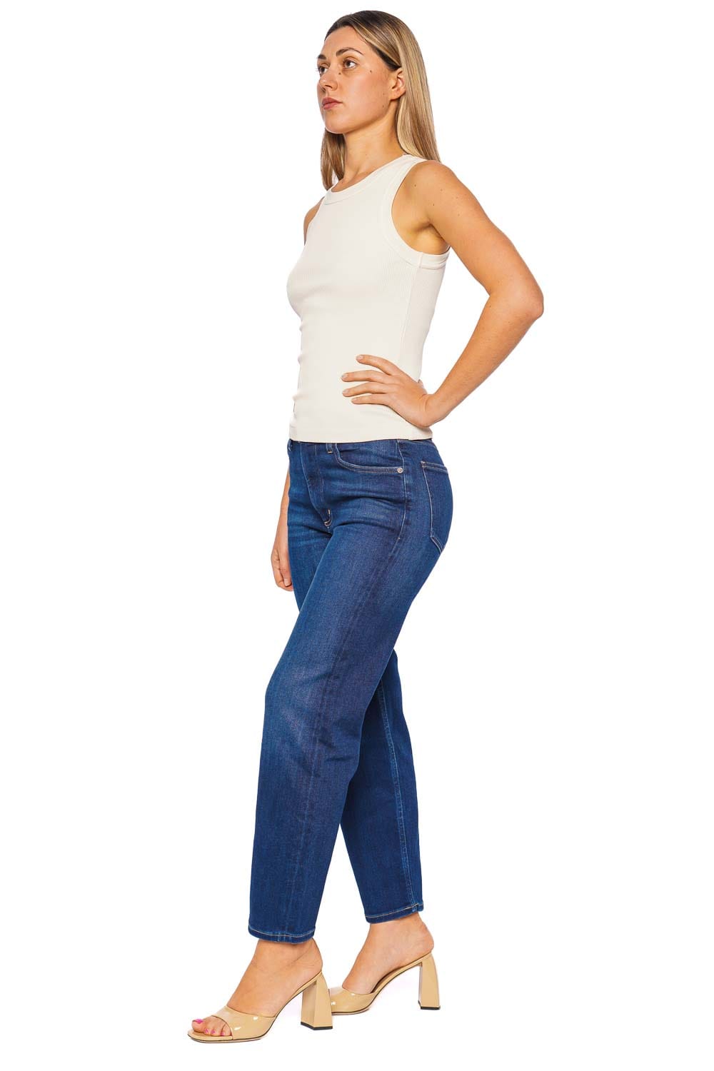 Citizens of Humanity Dune Isabel Ribbed Tank Top Sleeveless