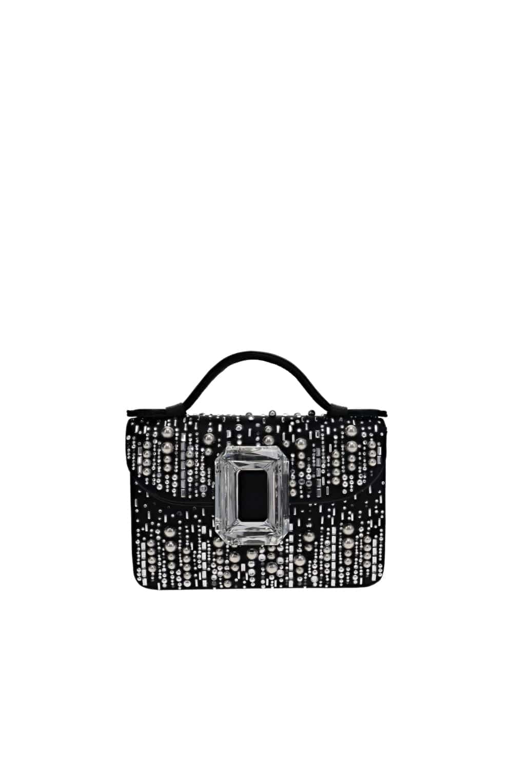 Gedebe Chelsea Square Mini Embellished Top Handle Bag