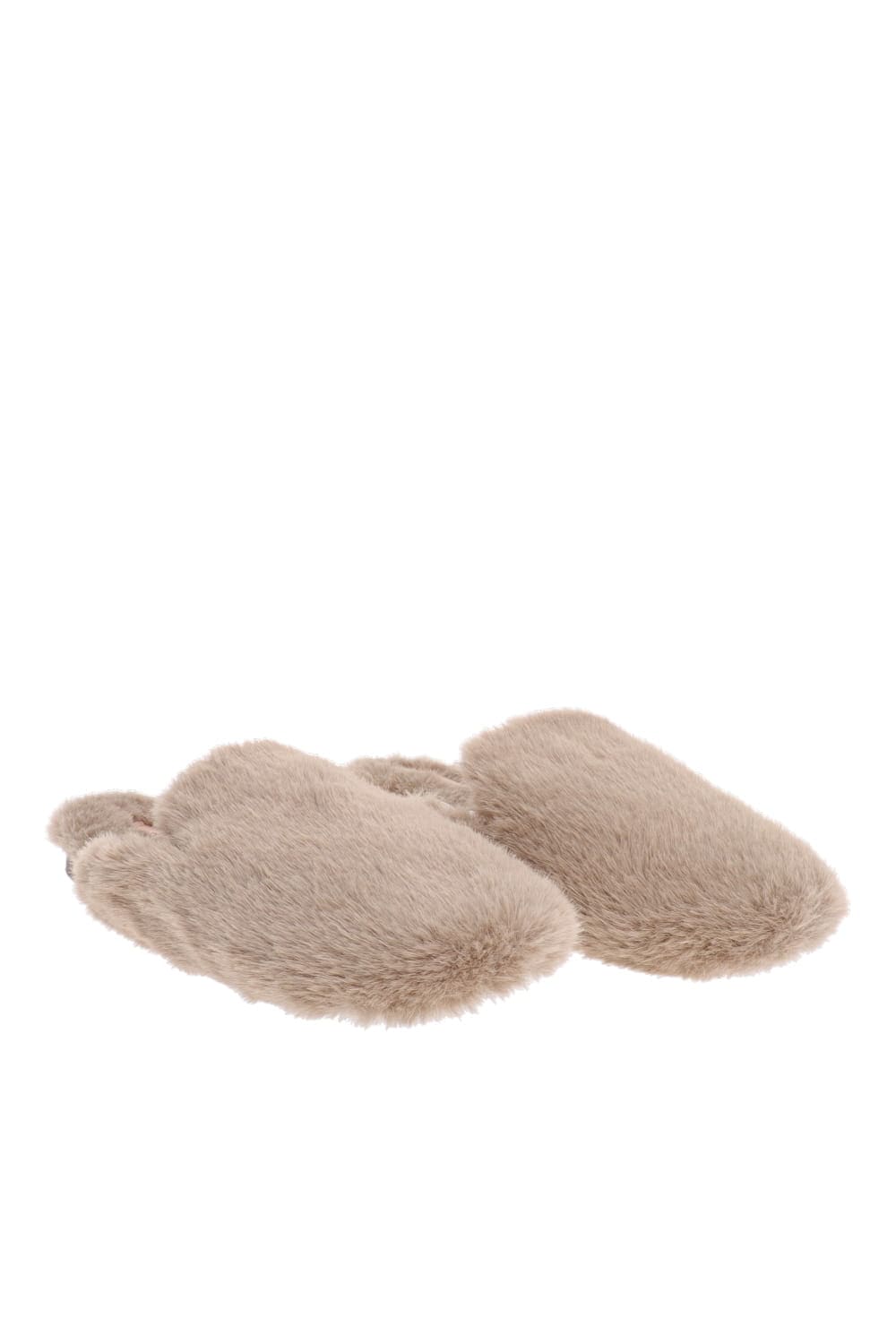 Eberjey Plush Slipper Toffee Faux Fur Backless Slippers