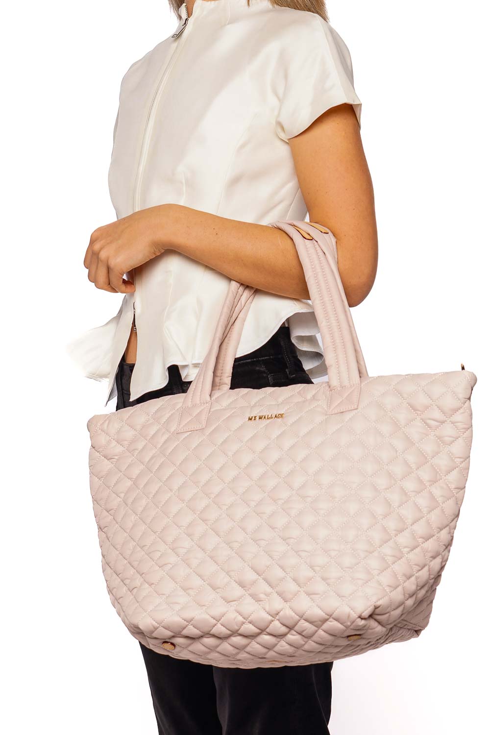 MZ Wallace City Pink Medium Tote Bag