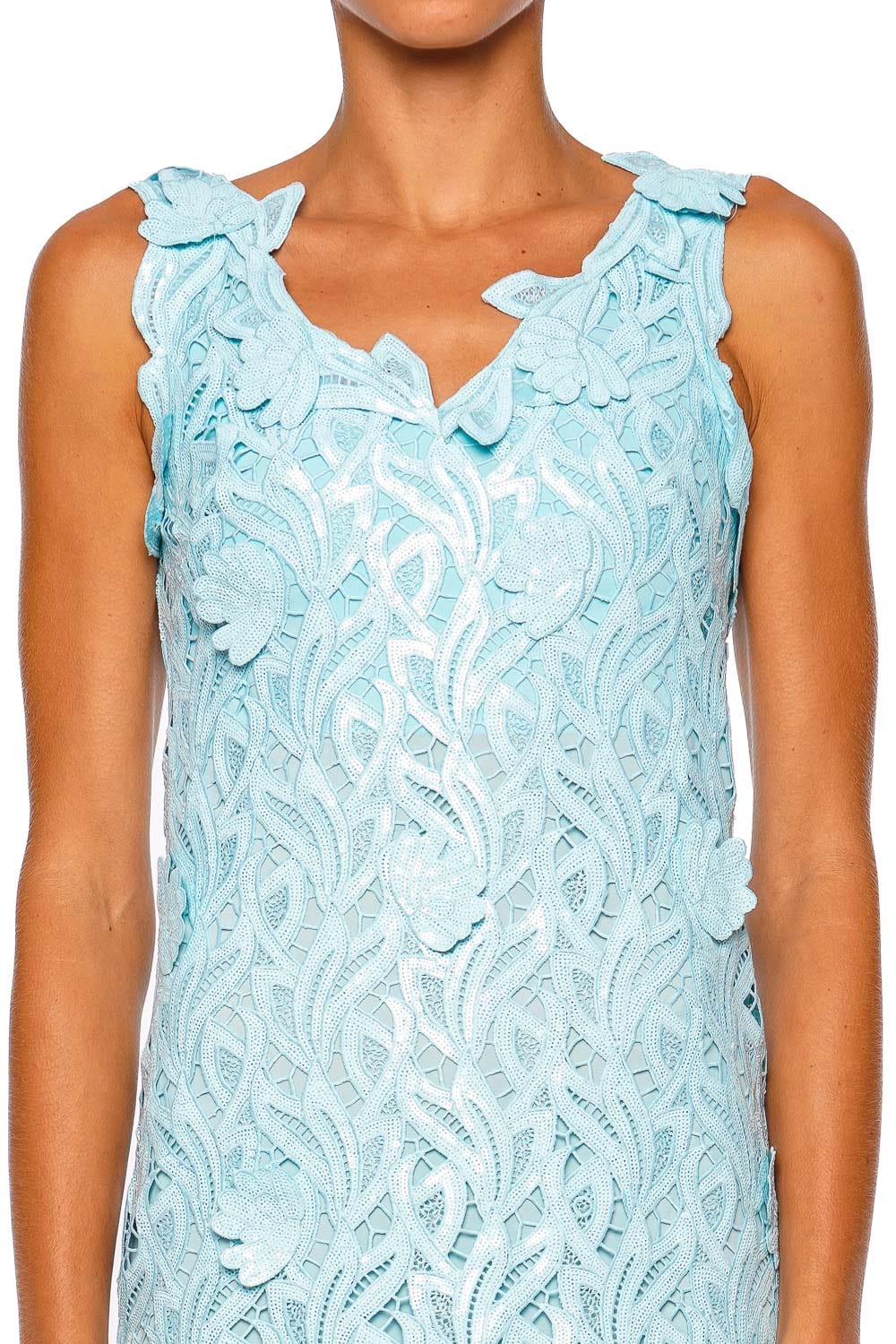 SIMKHAI Raina Pool Sleeveless Mini Dress