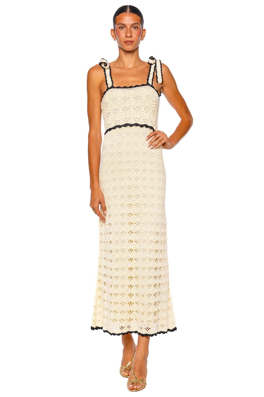 SIMKHAI Nelly Tulip Stripe Bustier Mini Dress