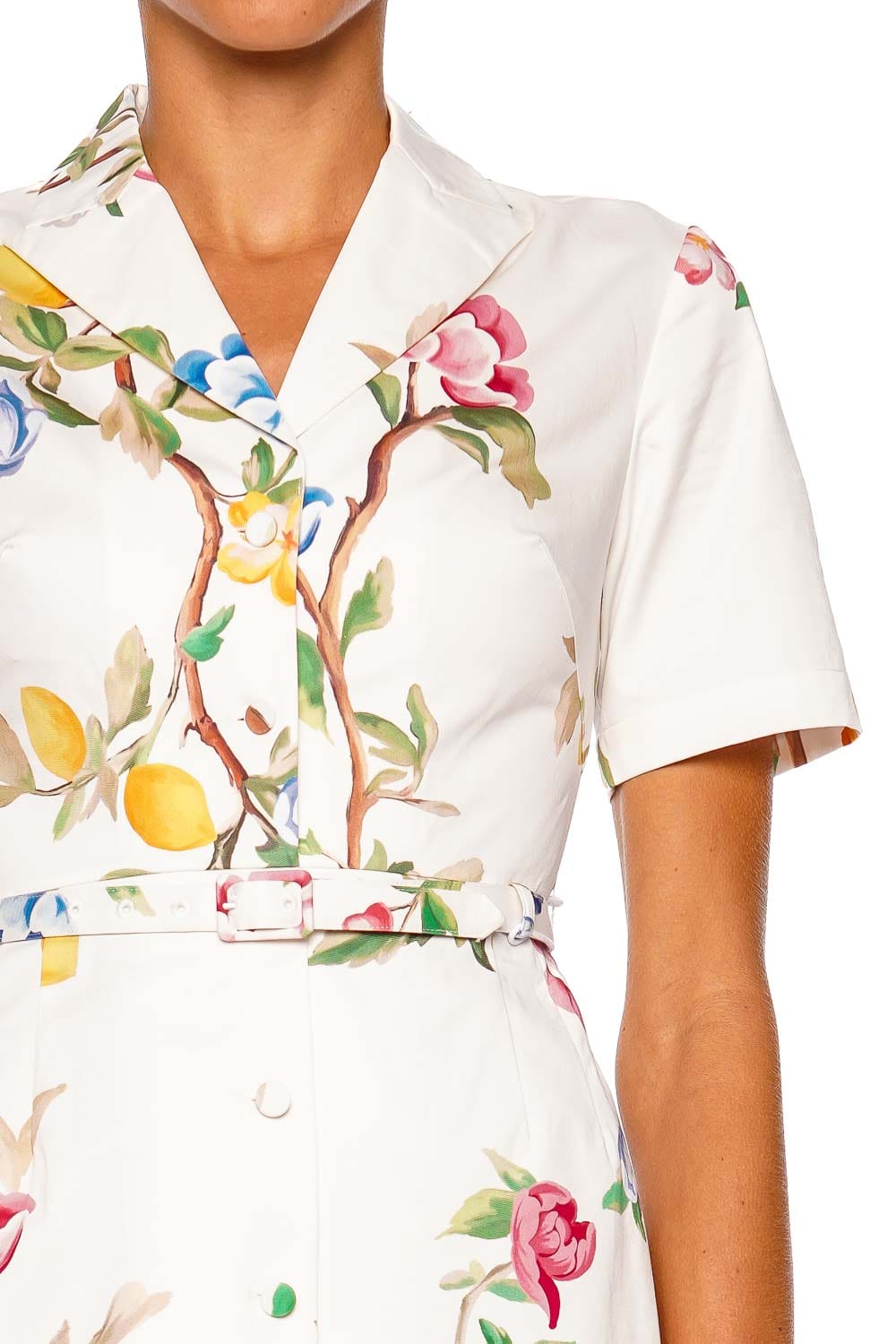 LEO LIN Brigitte Snow Short Sleeve Mini Dress