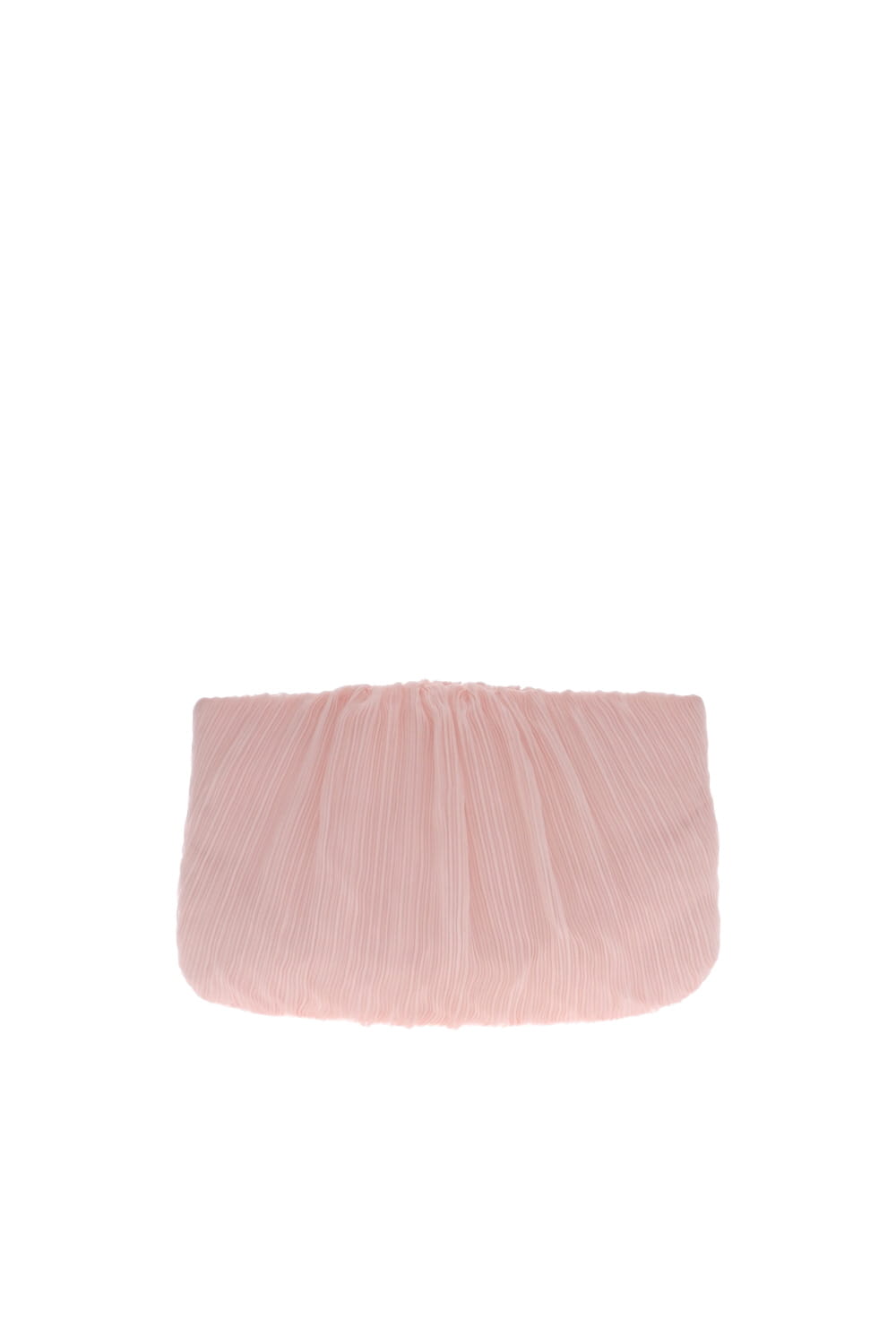 Loeffler Randall Brit Pleated Flat Clutch Pale Pink