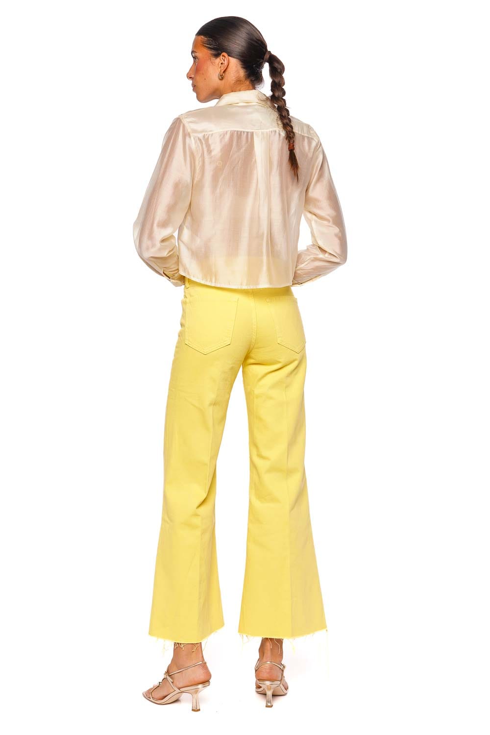 Waimari Mojave Shell Embellished Button Down Blouse