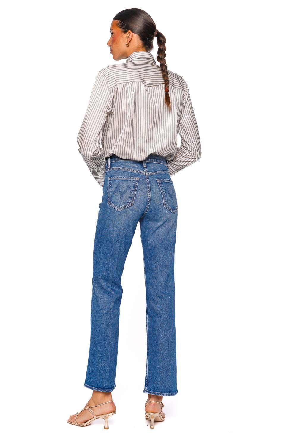 MOTHER Denim High Waisted Bookie Sneak Bootcut Jean