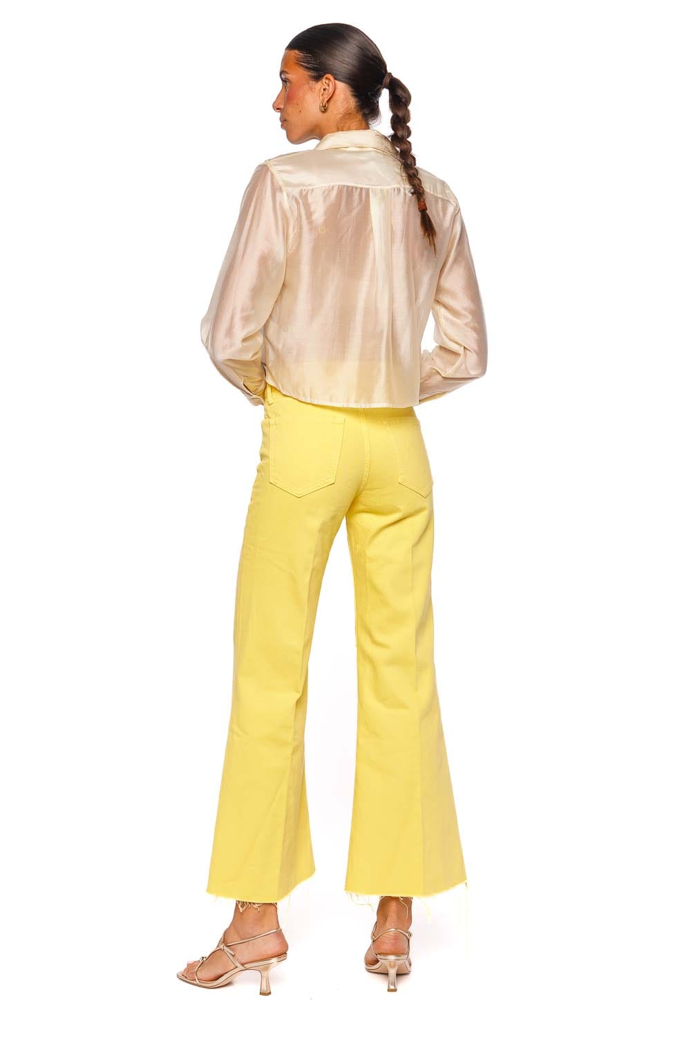 MOTHER Denim The Tomcat Sunshine Roller Fray Jean
