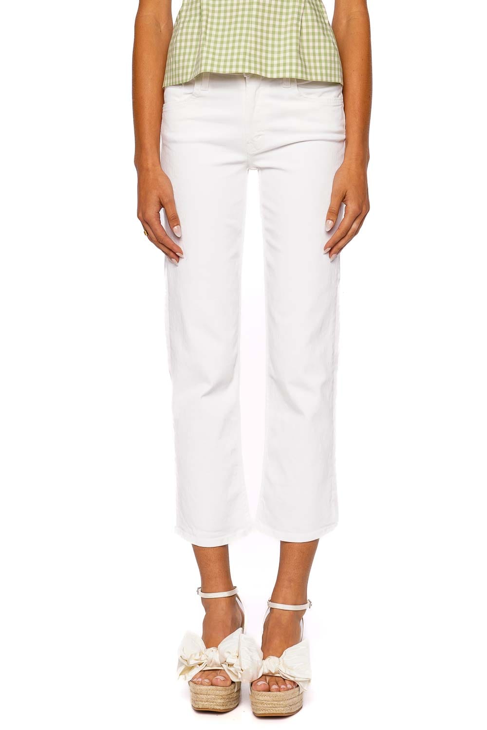 MOTHER Denim The Newbie Straight leg Ankle Jean