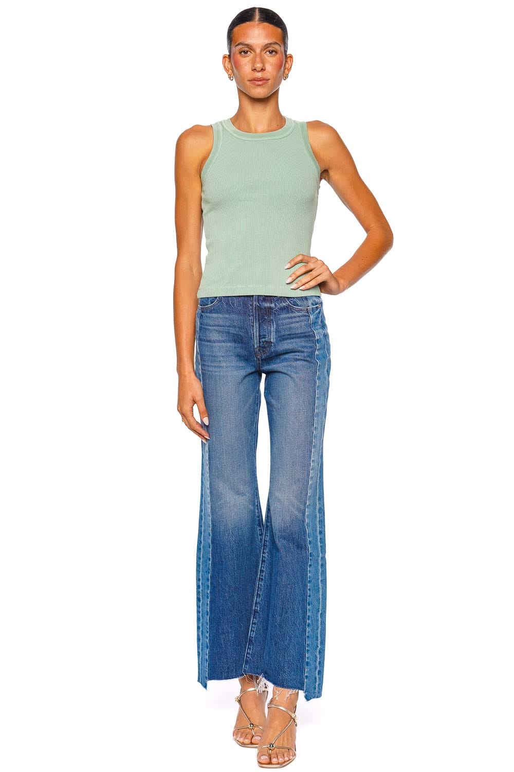 Citizens of Humanity Isabel Cadet Ribbed Sleeveless Tank Top