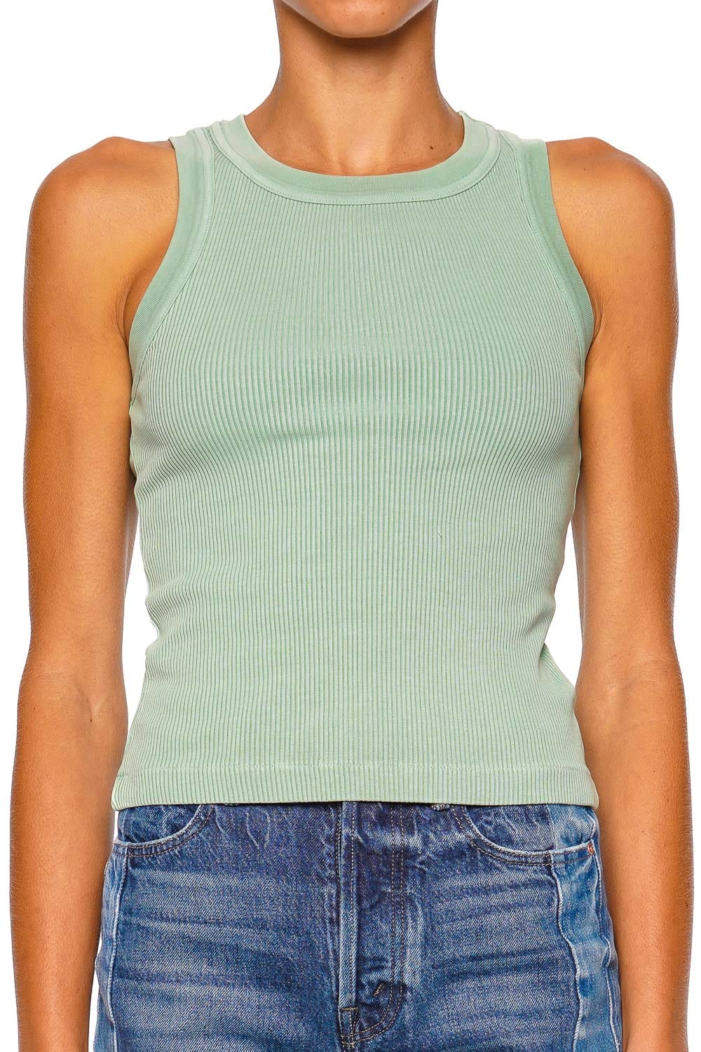 Citizens of Humanity Isabel Cadet Ribbed Sleeveless Tank Top