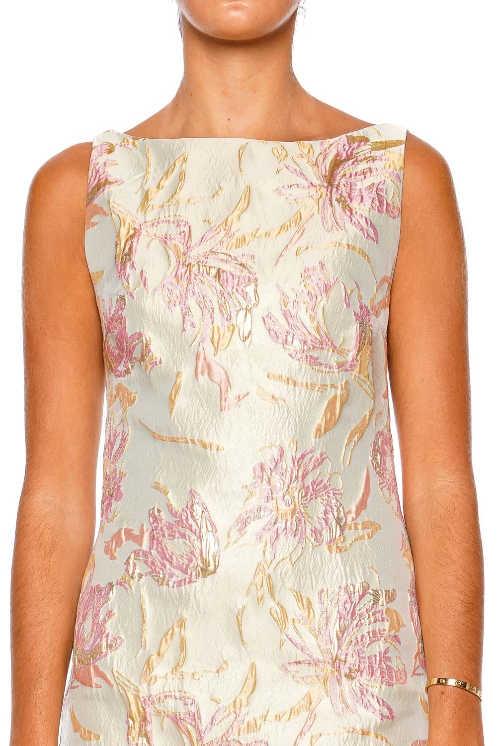 Staud Mimi Dress Aloe Sleeveless Mini Dress