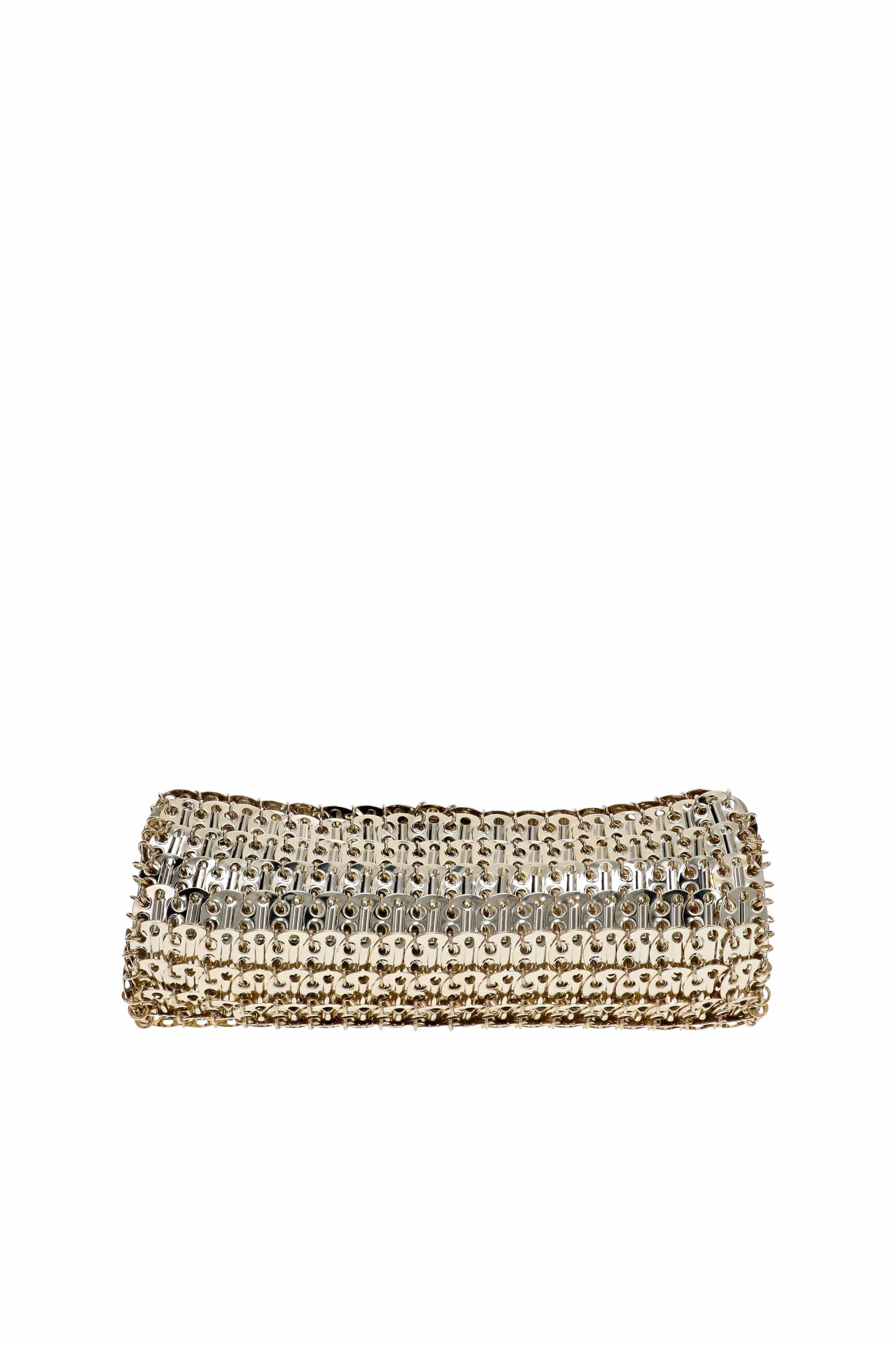 Rabanne SAC A MAIN Gold Metallic Chainmail Clutch Bag