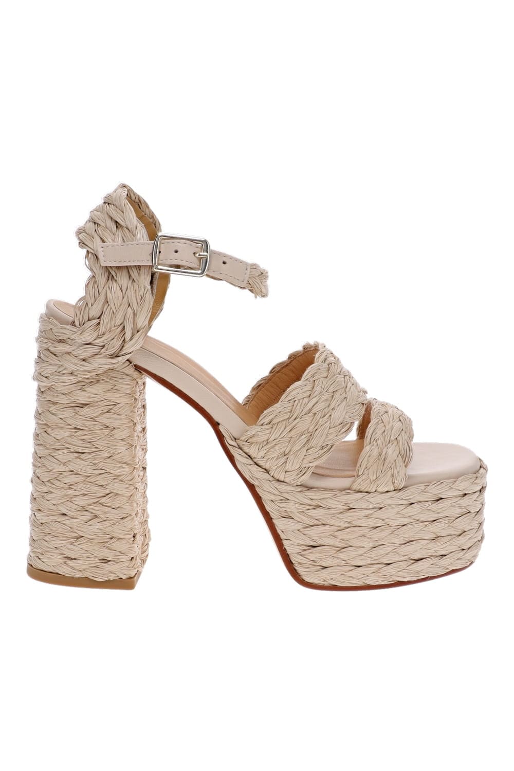 Castaner Fresa Crudo Braided Platform Sandal