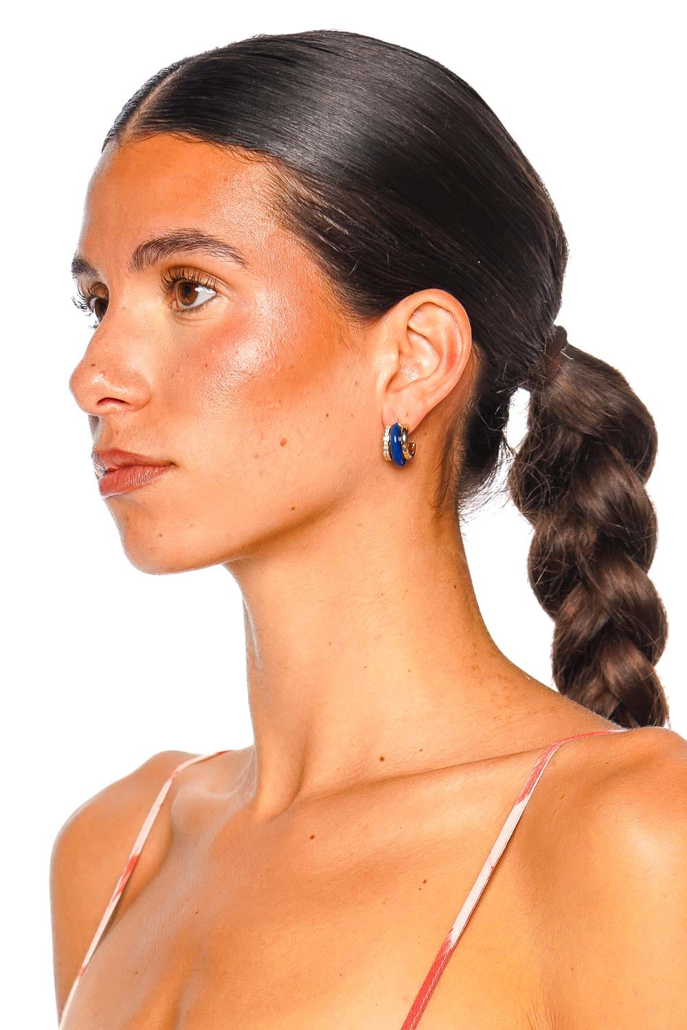 Roxanne Assoulin Gold Multi The Stone Huggie Earrings