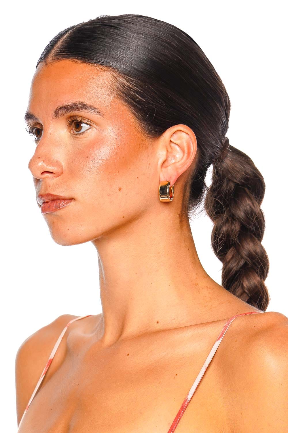 Roxanne Assoulin Cushion Gold Hinge Earrings