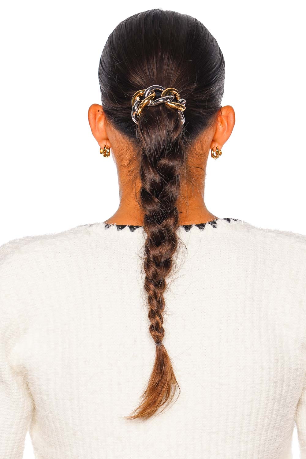 Lelet NY Elena Mixed Metal Chain Pony Cuff