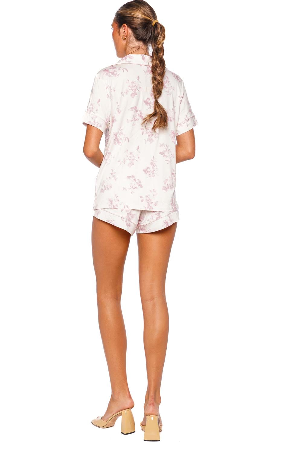 Eberjey Gisele Rose Garden Pajama Short Set
