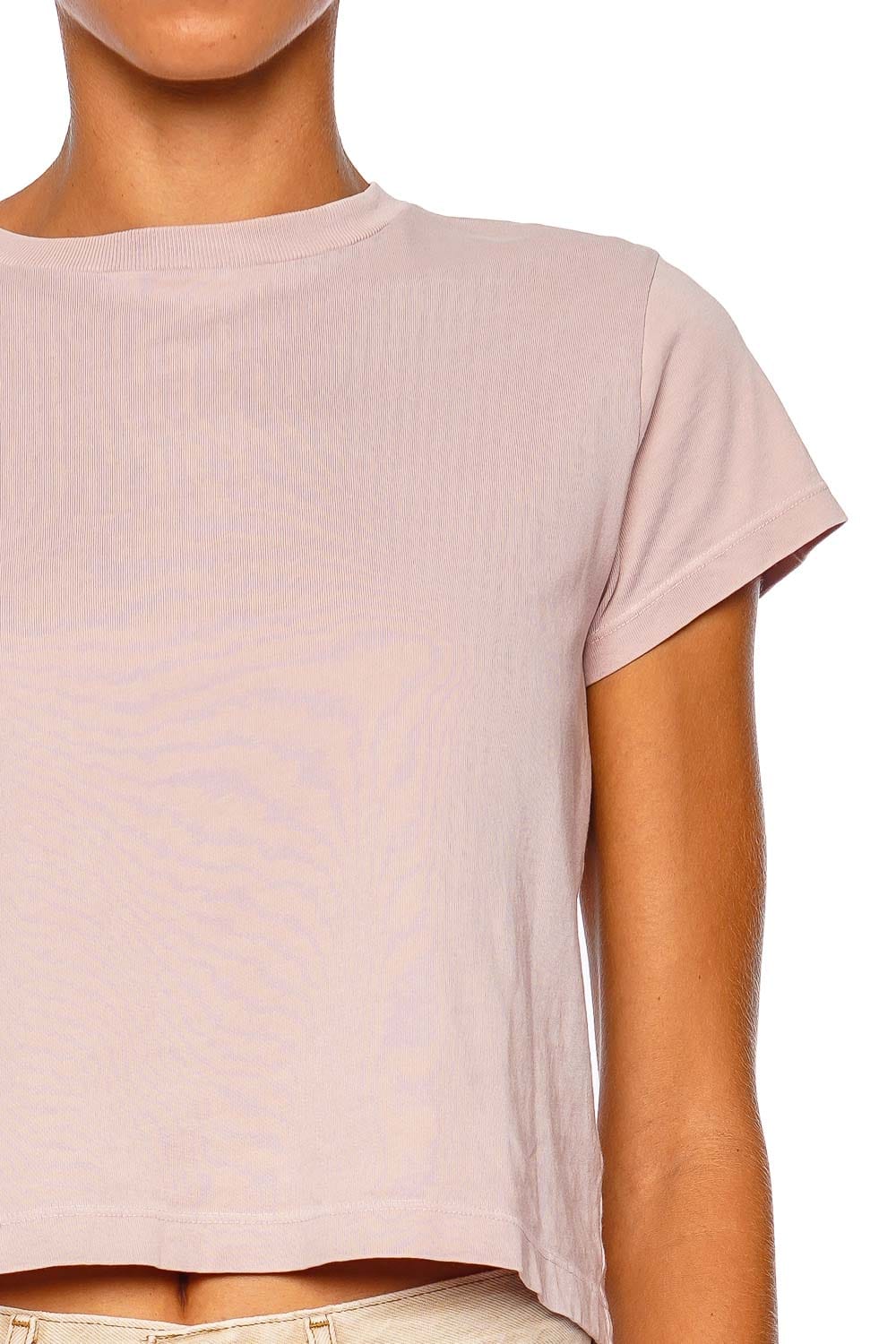 AGOLDE Adine Wallflower Short Sleeve Cropped Tee