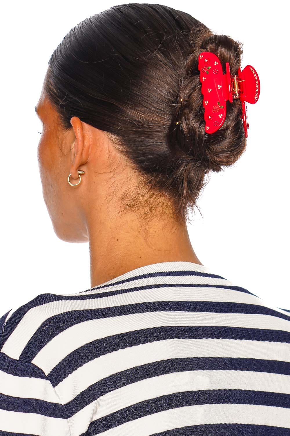 EMI JAY Sweetheart Clip Berry Red Hair Clip