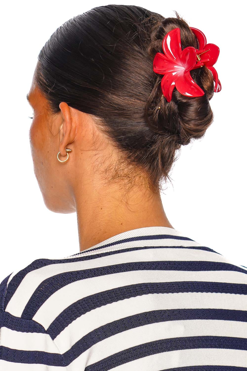 EMI JAY Super Bloom Clip Red Floral Hair Clip