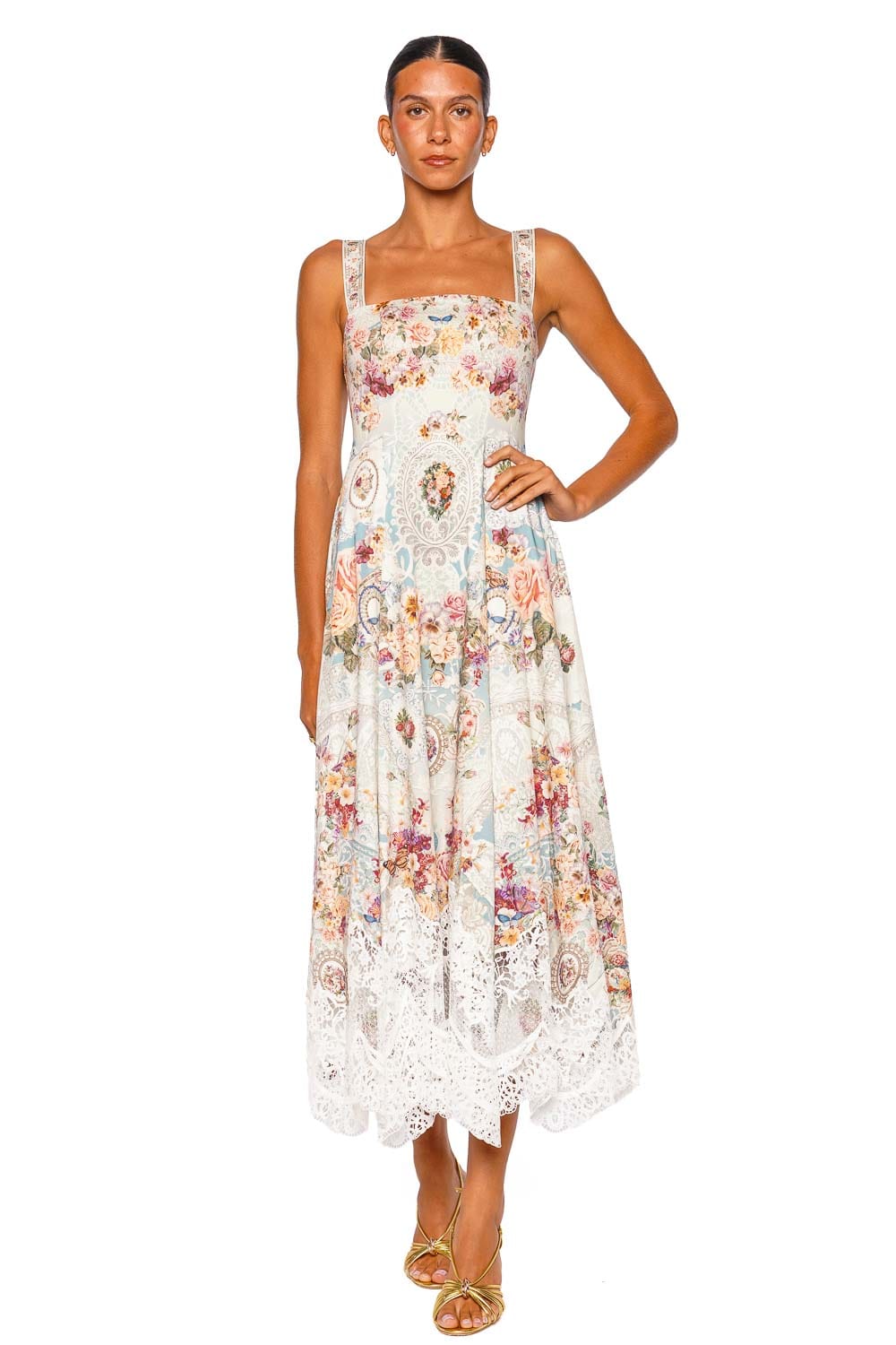 Camilla A Taste For Lace Fit & Flare Maxi Dress