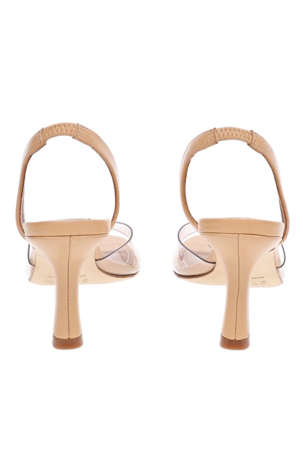 Staud Brigitte Porcini Clear Strap Slingback Heel