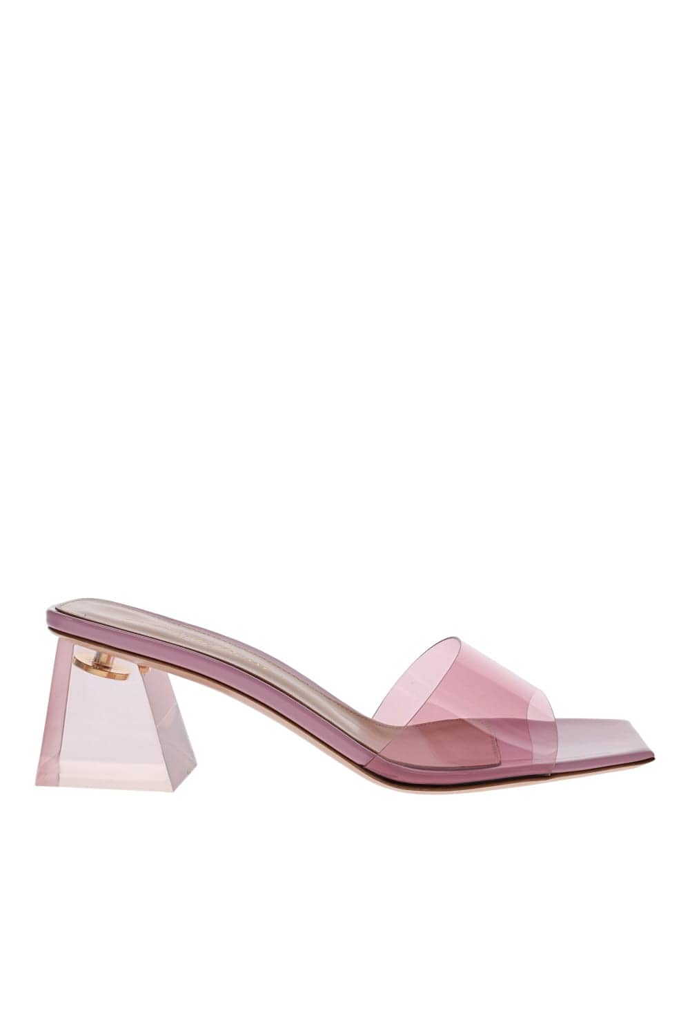 Gianvito Rossi Cosmic Sugar Transparent Mules