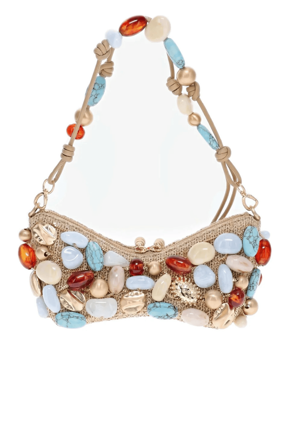 Cult Gaia Mercier Ibiza Turquoise Bauble Shoulder Bag