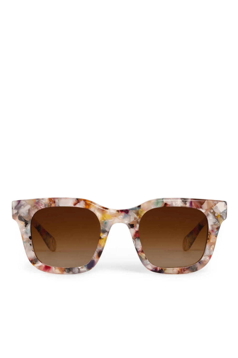 KREWE Celeste Gelato Multicolor Square Sunglasses