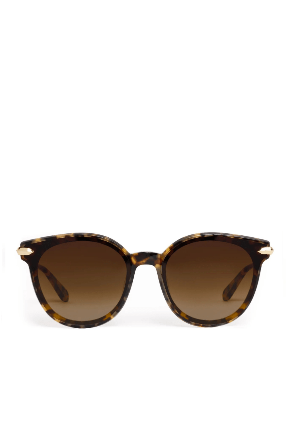 KREWE Colette Nylon Blonde Tortoise 18K Sunglasses