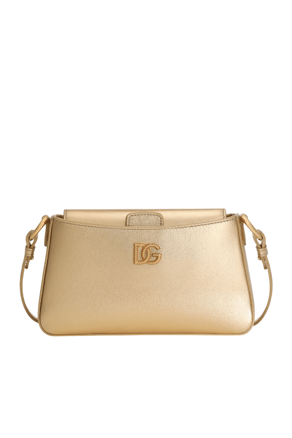 Dolce & Gabbana Gold Embellished Phone Shoulder Bag