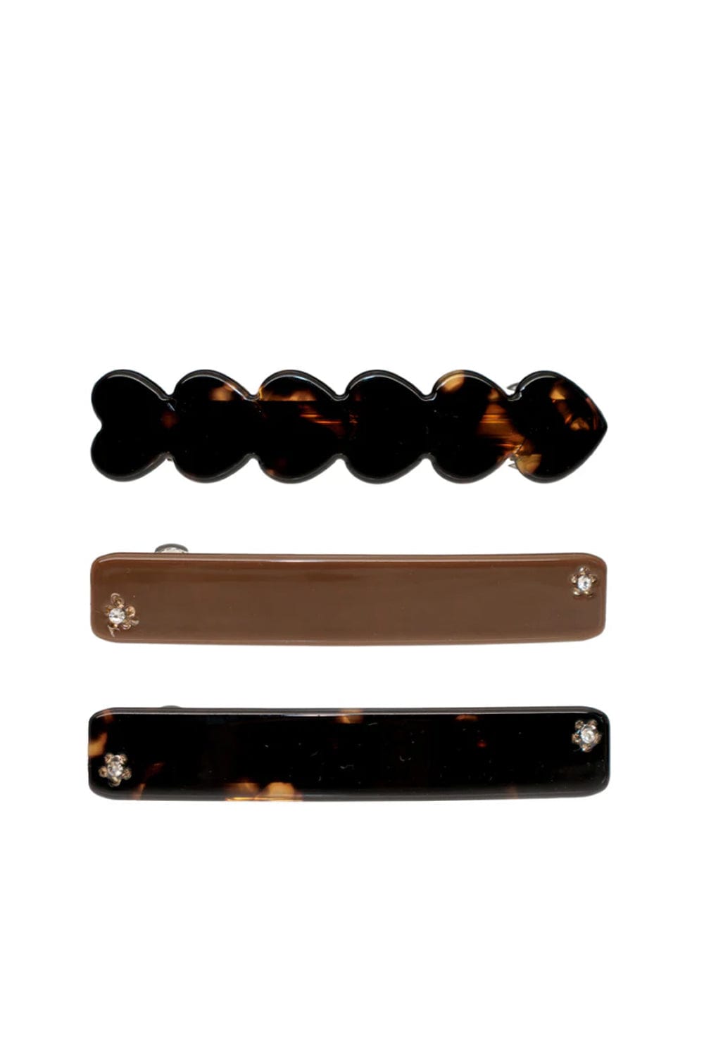EMI JAY Bear Hug Tortoise Barrette Set
