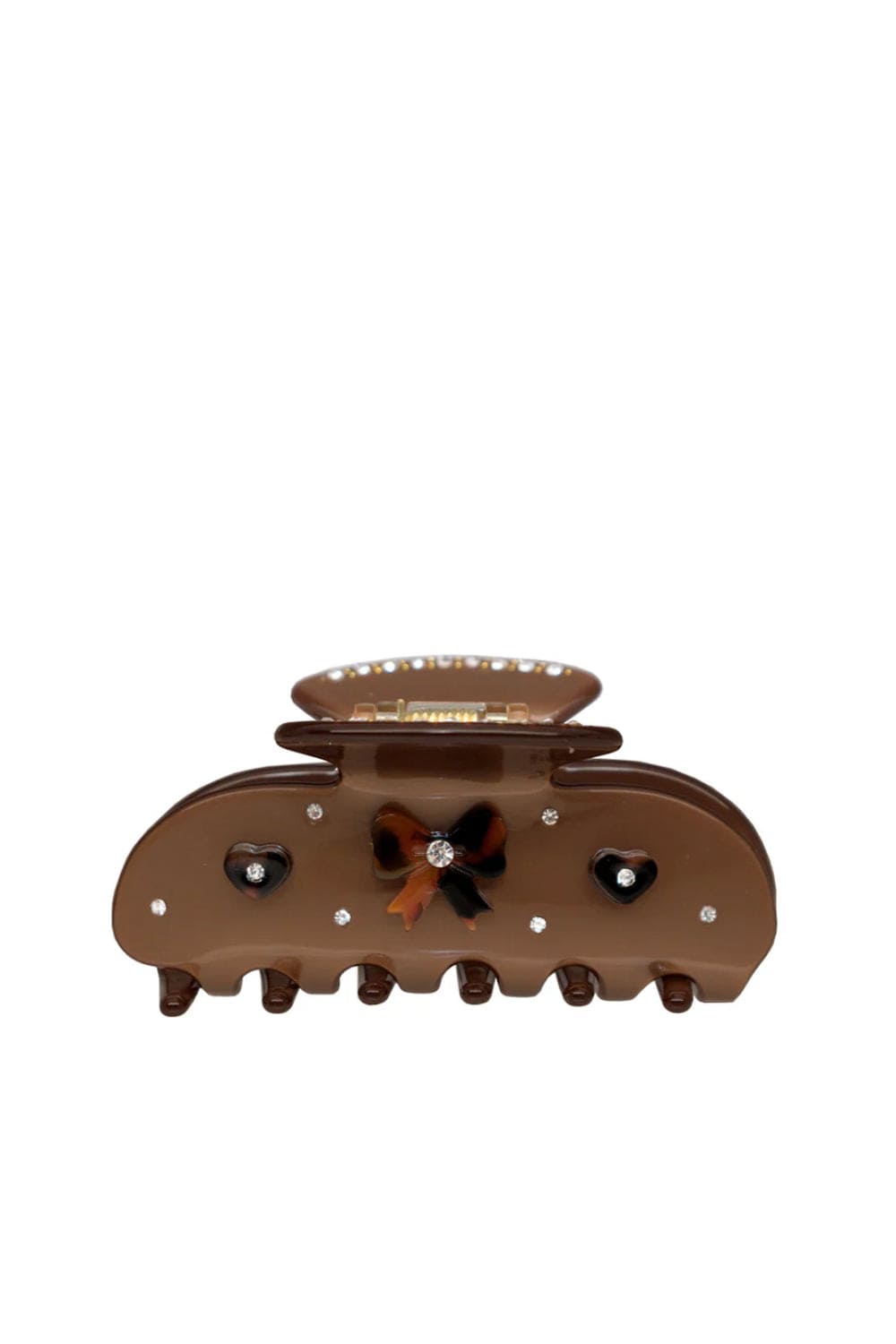 EMI JAY Cocoa Cashmere Sweetheart Hair Clip