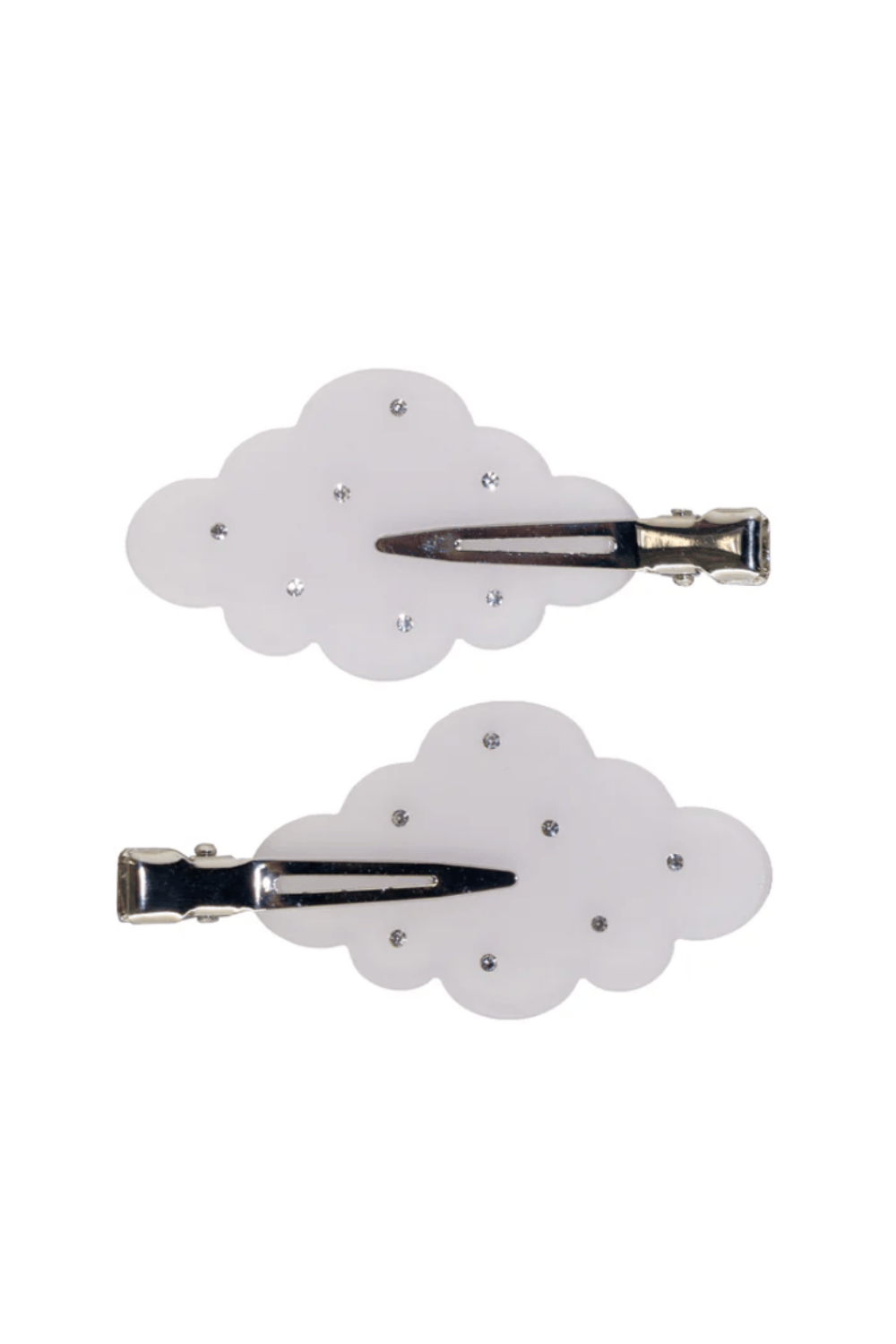 EMI JAY Cloud Popstar Clips White Cloud Rhinestone Hair Clips