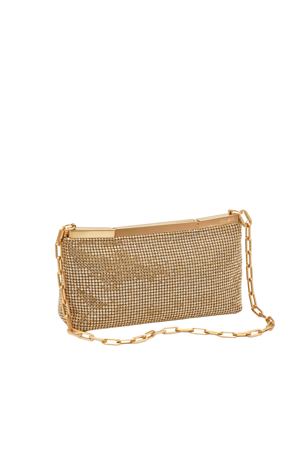 Cult Gaia Felice Sand Dollar Chain Strap Clutch