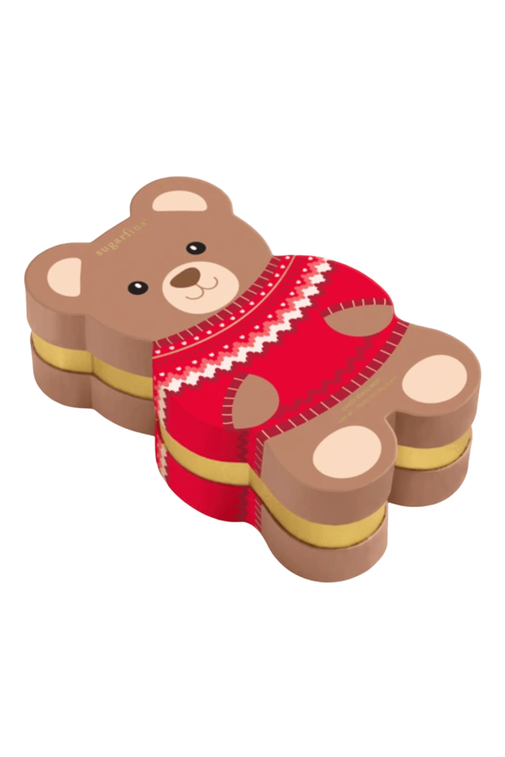 sugarfina Sugarfina Bear Bento Box with Red Sweater Design