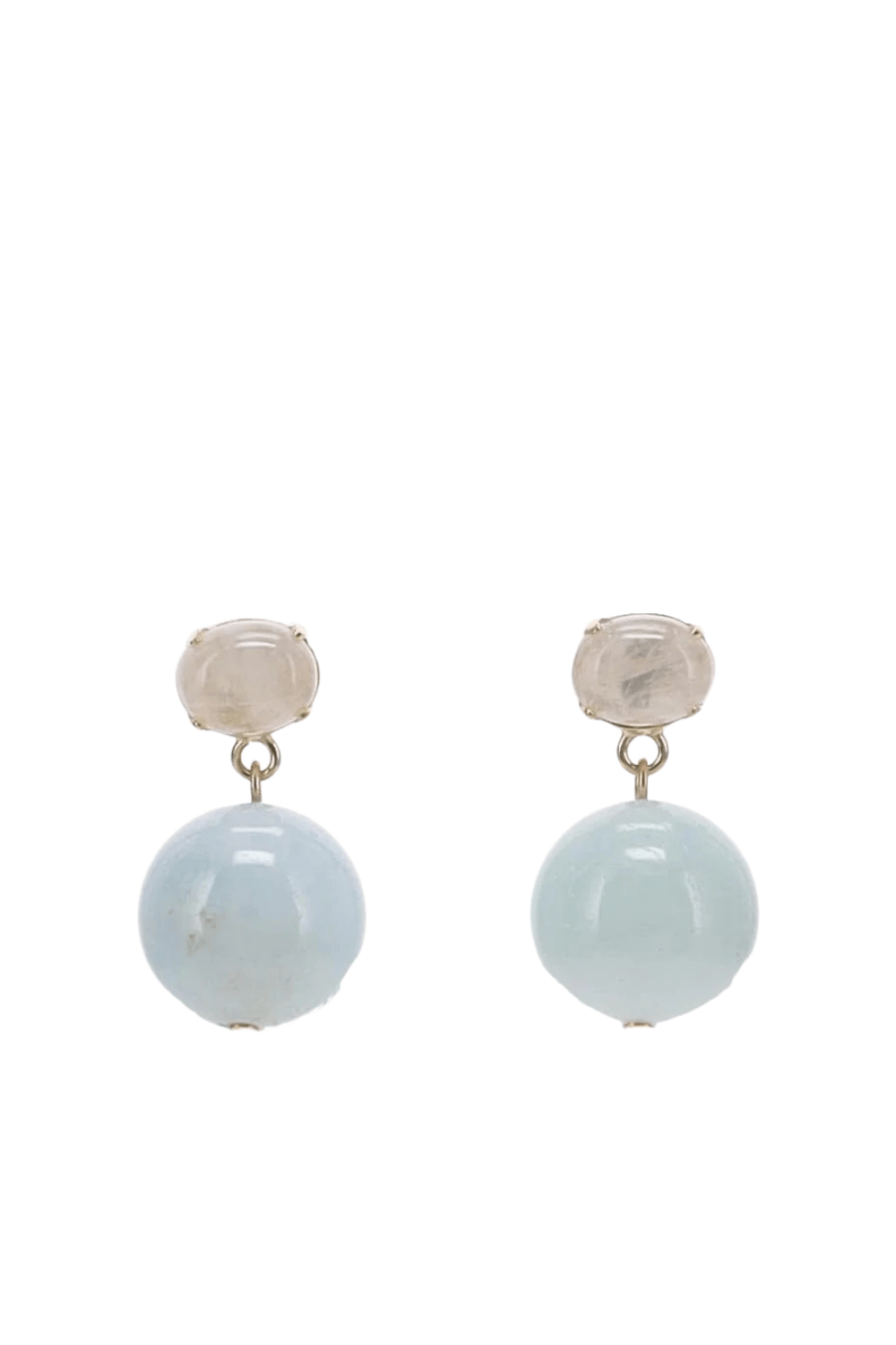 Jennifer Behr Everly Aquamarine Stone Drop Earrings
