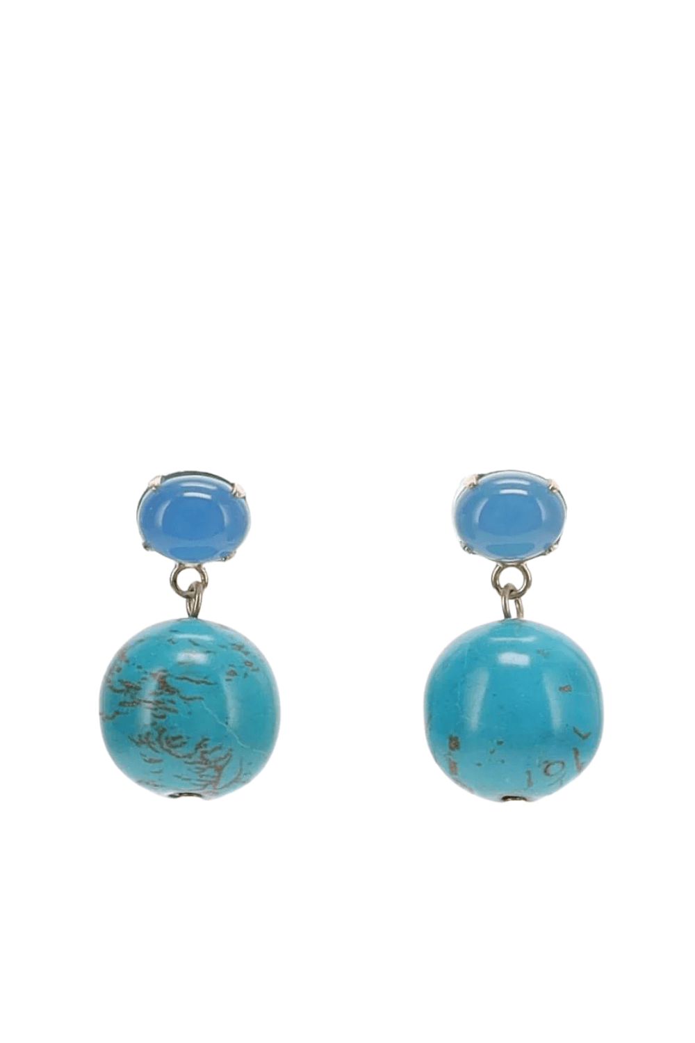 Jennifer Behr Everly Turquoise Stone Drop Earrings
