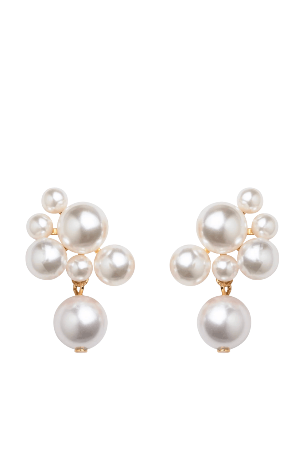 Jennifer Behr Perlita Pearl Cluster Earrings