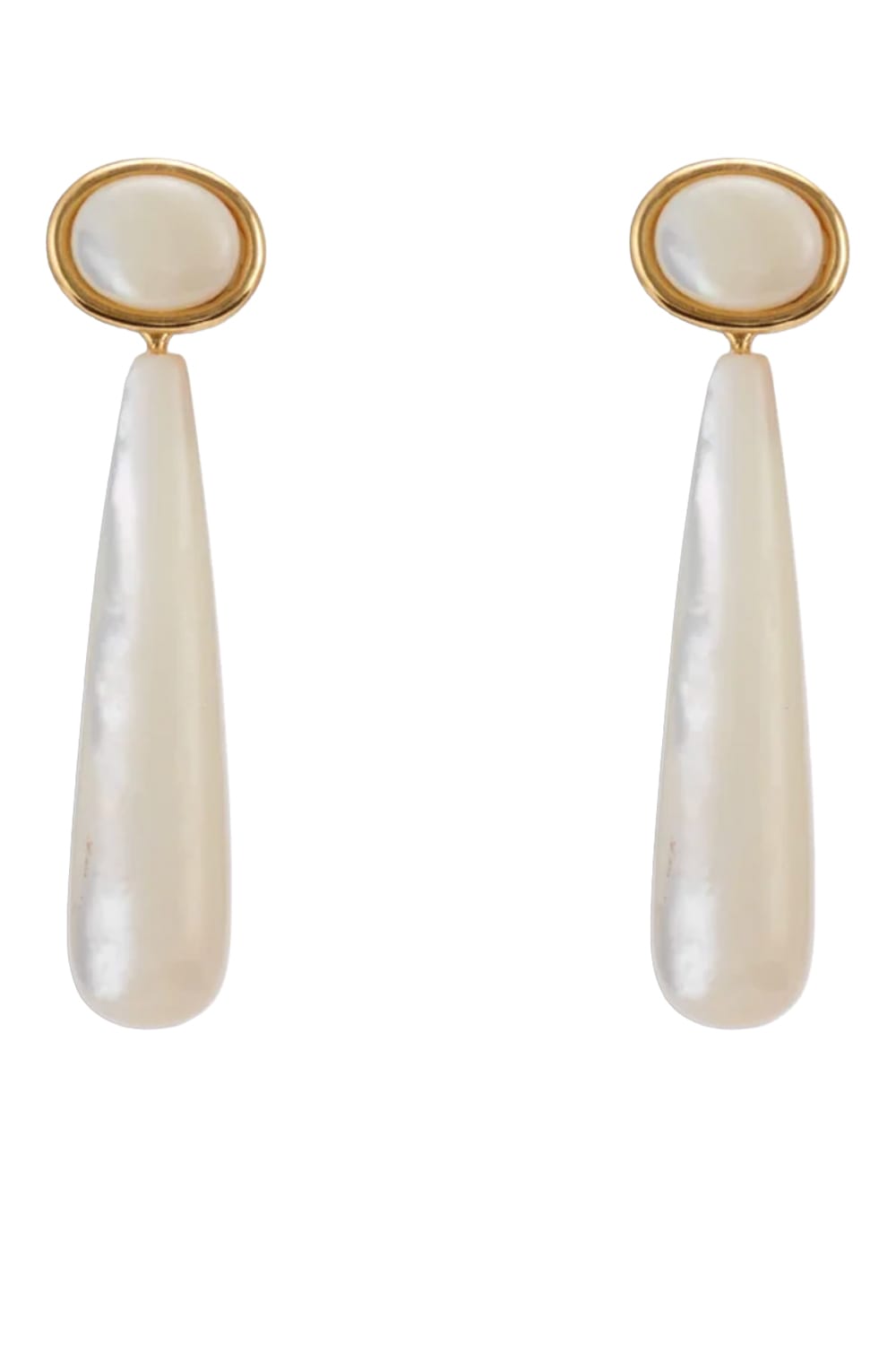 Lelet NY Akaia Mother of Pearl Drop Earrings