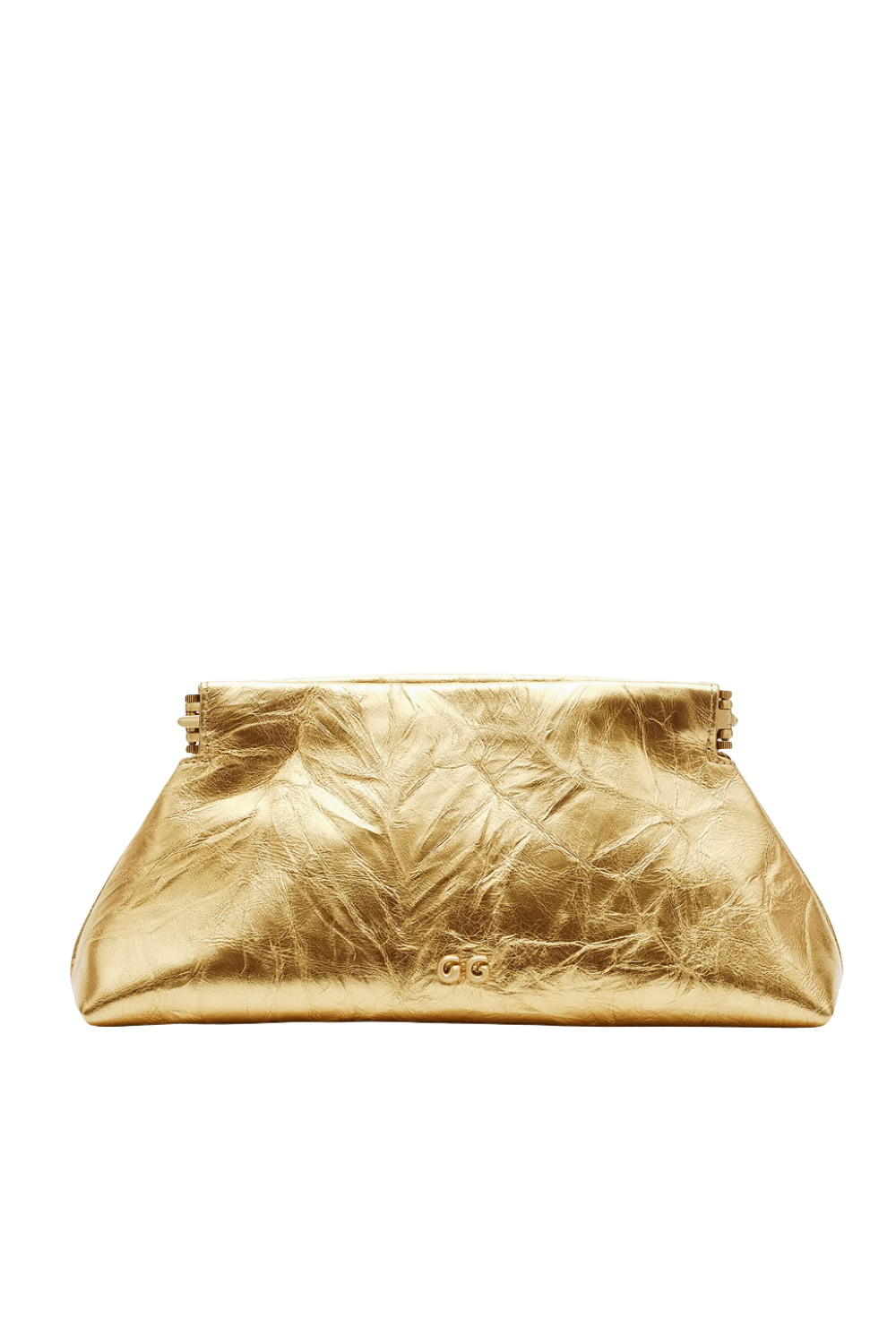 Cult Gaia Lillia Brass Mini Clutch