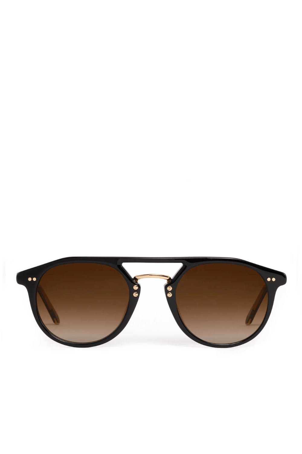 KREWE Markle Sunglasses Black and Gold Frame