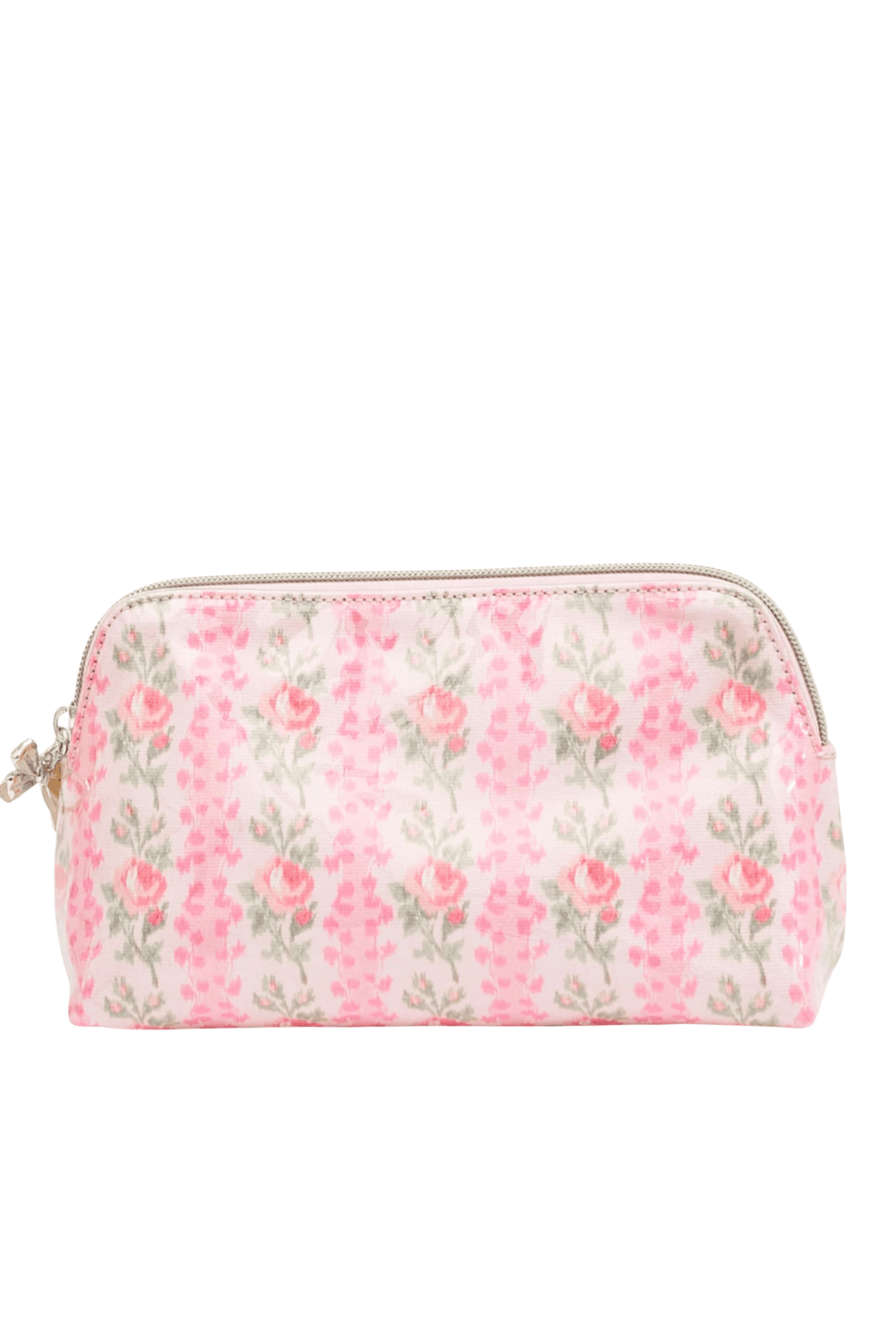 LoveShackFancy Pink Macaroon Floral Medium Travel Pouch