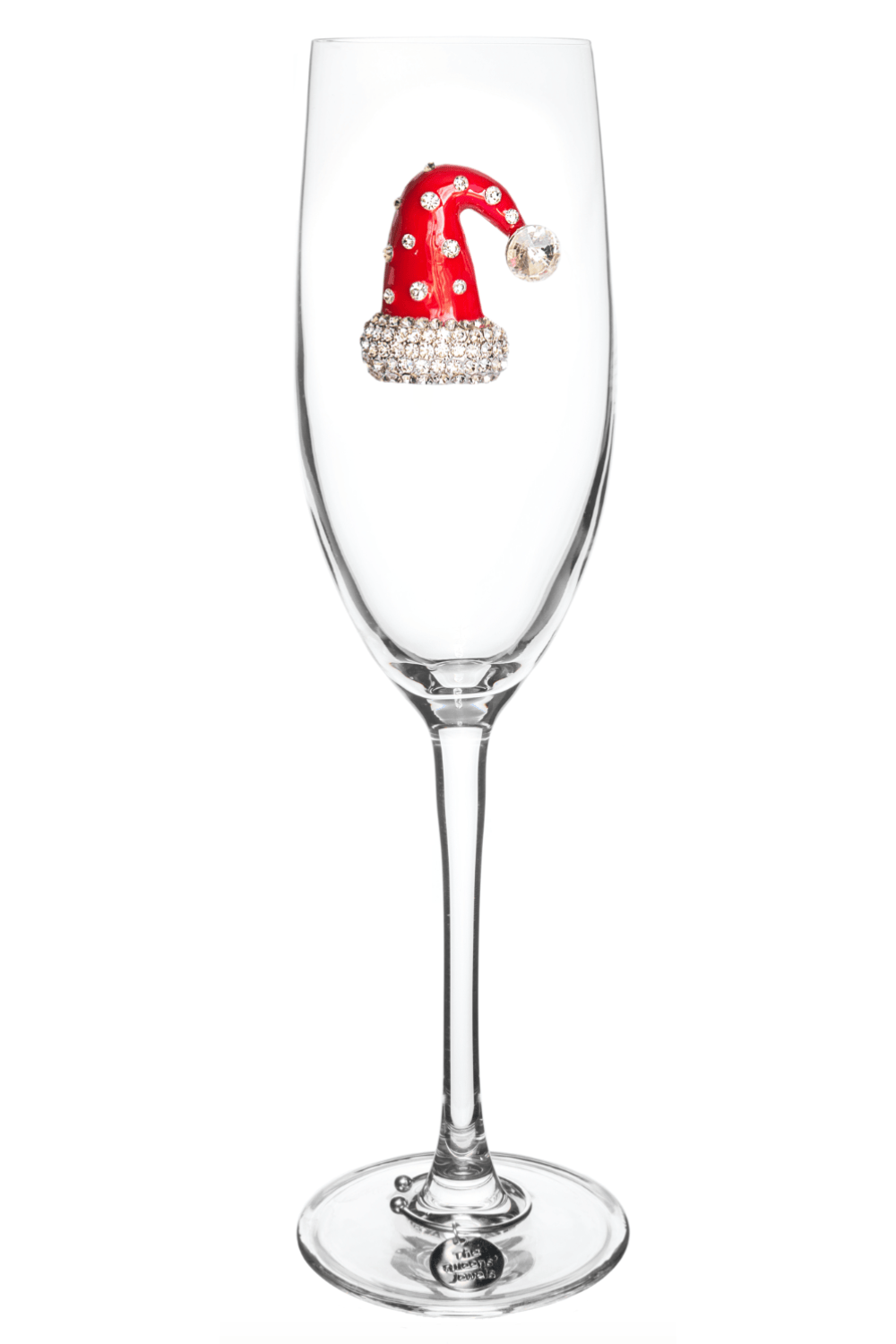 The Queens' Jewels Christmas Hat Jewelled Champagne Flute Multi