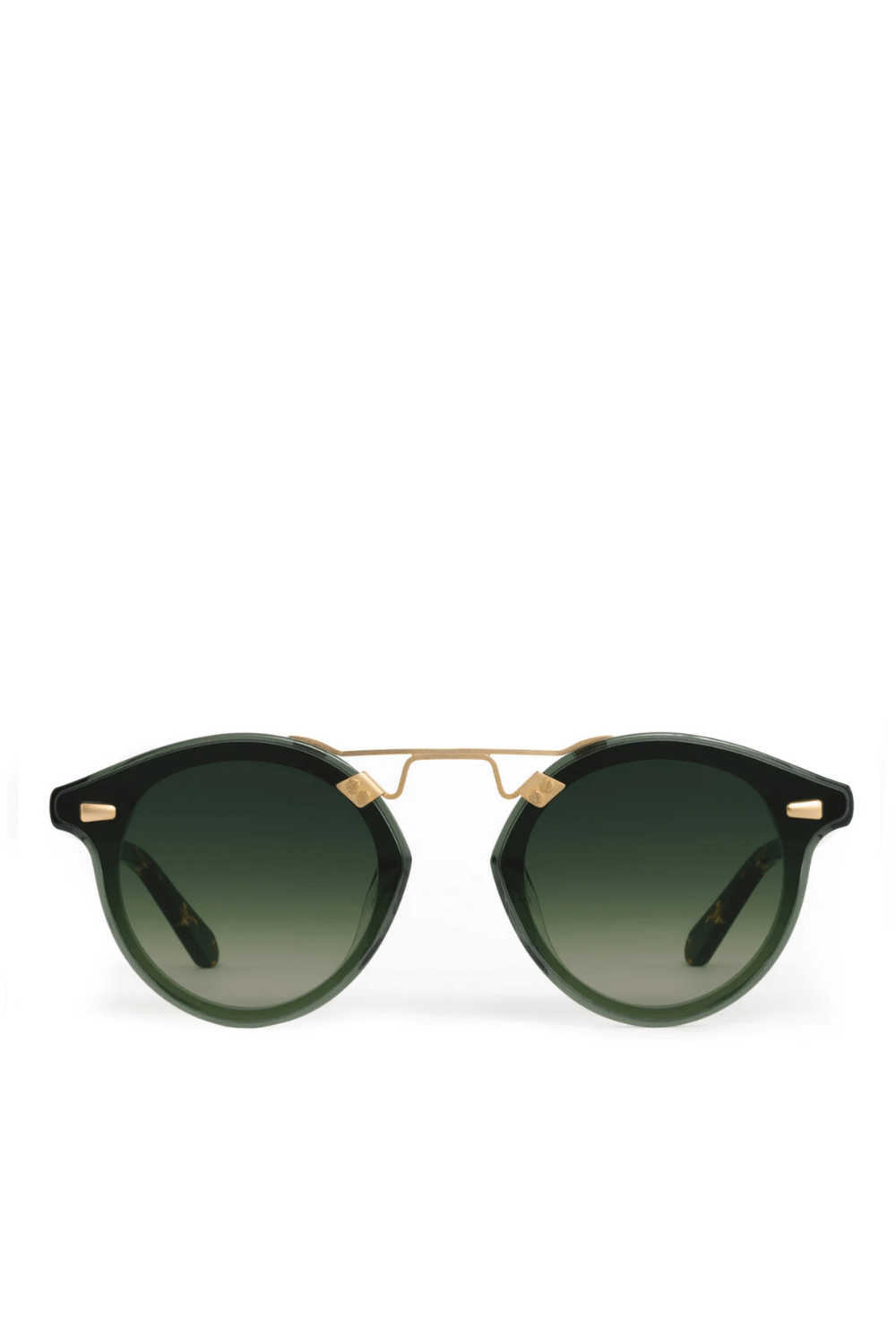 KREWE STL Nylon Bottle Green Zulu 18K Sunglasses
